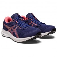 Кросівки для бігу жіночі Asics GEL-CONTEND 8 Indigo blue/Papaya